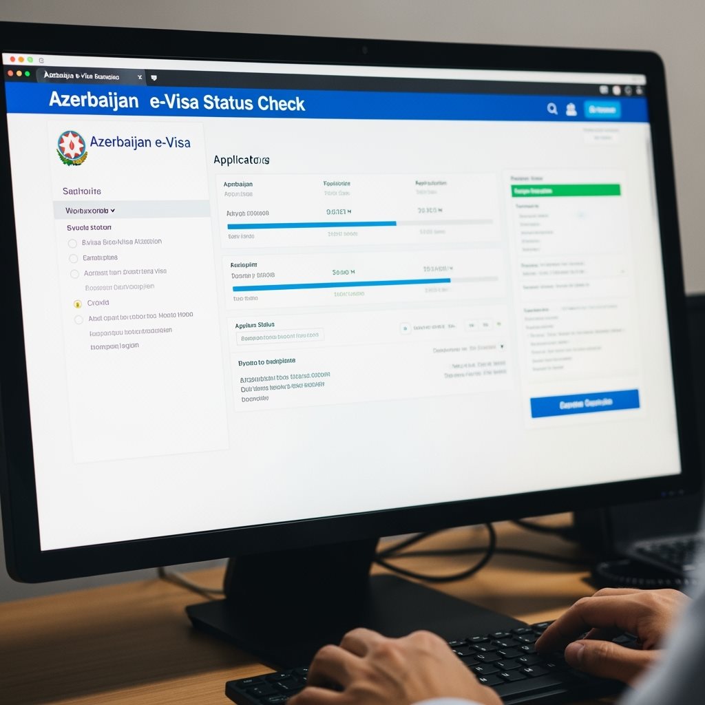 Azerbaijan e-Visa status check online tracking