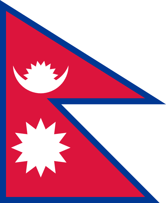 Nepal flag with Azerbaijan e-Visa documents